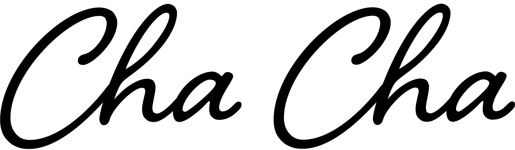 Logo of the matcha brand Cha Cha Matcha
