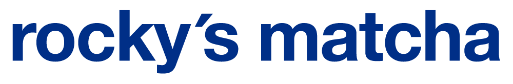 Logo of the matcha brand Rocky's Matcha