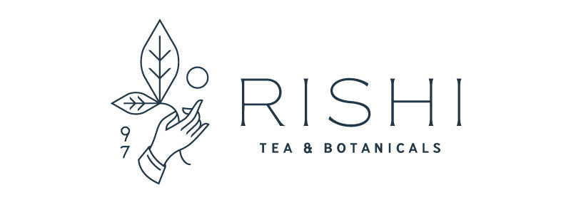 Logo of the matcha brand Rishi Tea