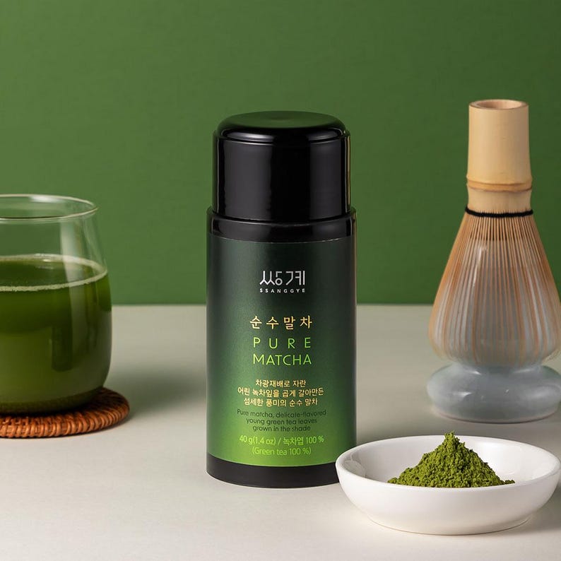 Logo of the matcha brand Ssanggye Tea