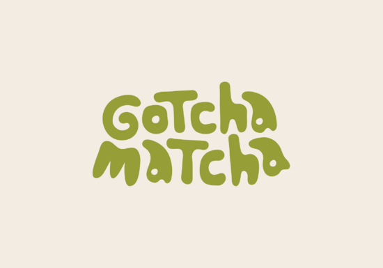Logo to the matcha brand Gotcha Matcha