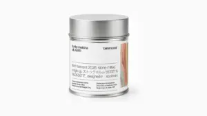 Funky Matcha Uji ceremonial matcha tin, full packaging visible