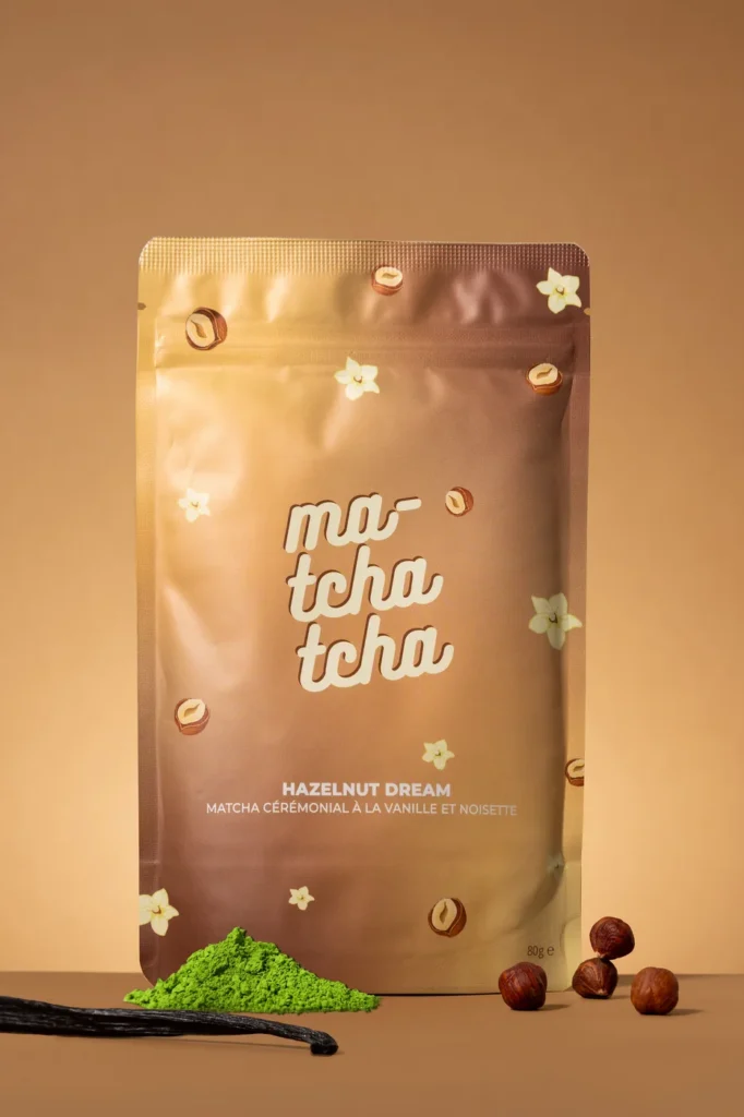 Ma-TchaTcha — Hazelnut Dream 🌰🍦 - Matcha Cérémonial Vanille et Noisette