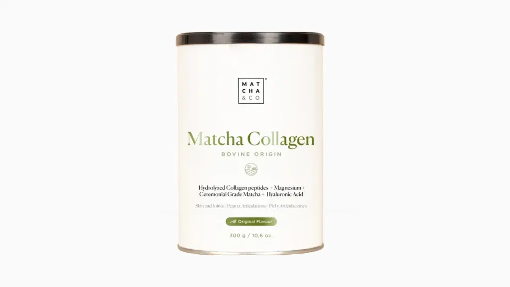 Matcha & CO Matcha Collagen packaging, full product visible