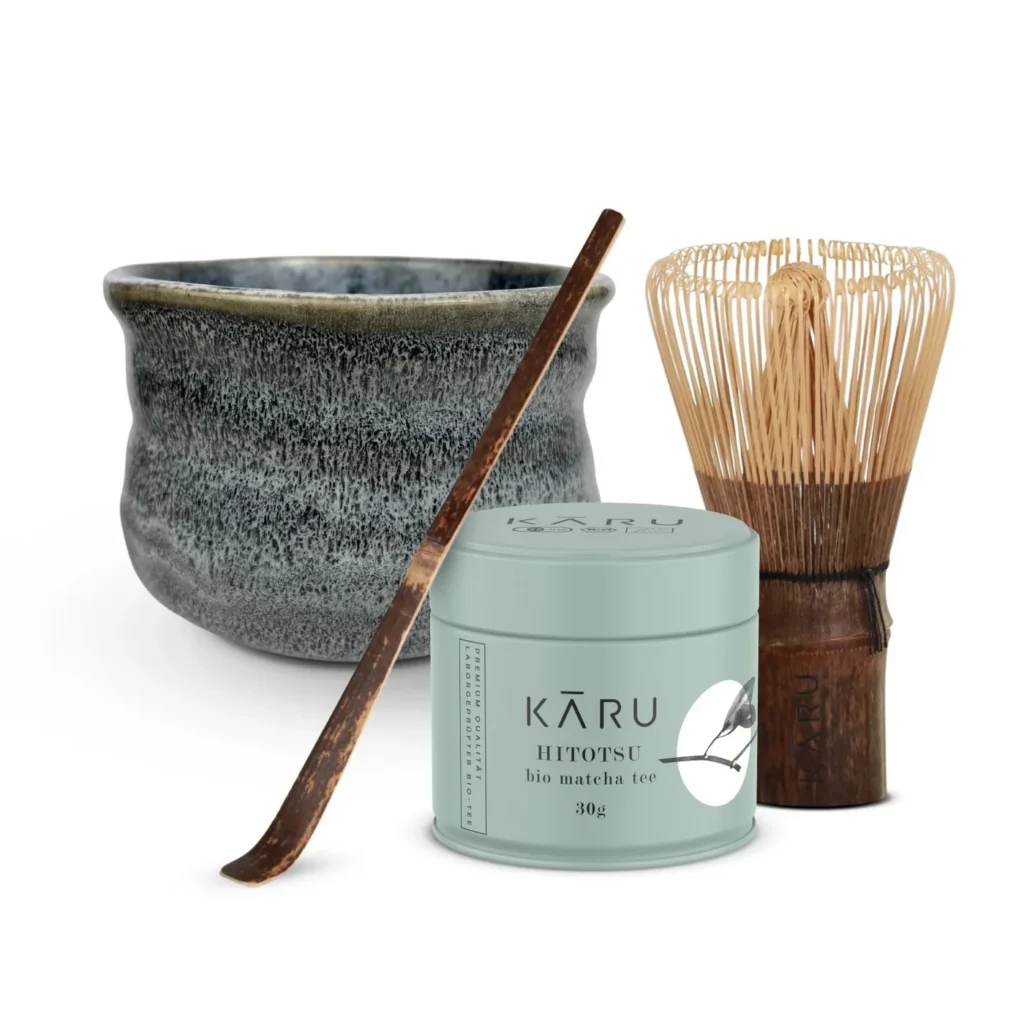 Matcha Karu — Bio Matcha Set Hitotsu | Seiryū (blau-grau)