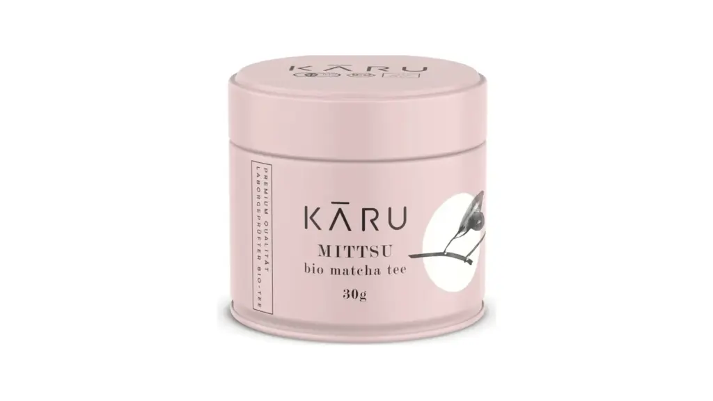Matcha Kāru Mittsu organic matcha tin