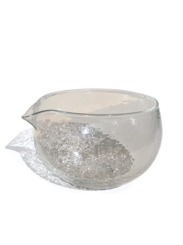 Matcha Memoir — Glass Matcha Bowl with Spout