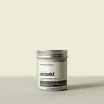 Silver Matchaeologist Misaki ceremonial-grade matcha tin with screw-top lid