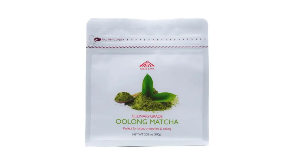 Misty Lava Culinary Oolong Matcha 100 g product image, fully visible on a white background